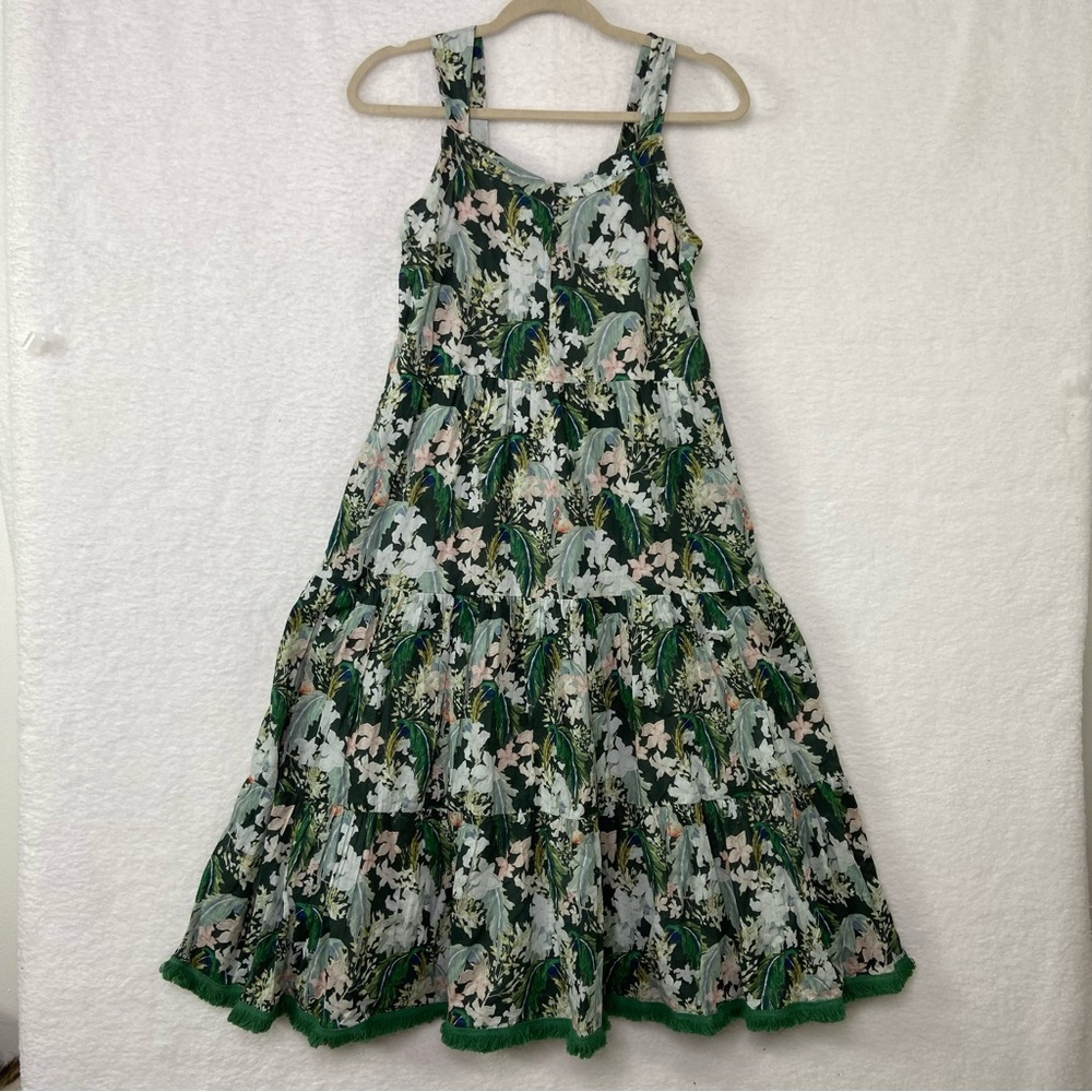 Beau & Ro x Markey | The Palm Beach Sara Midi dress. Missing belt size Small - Picture 2 of 16